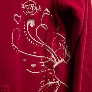 Vintage 90s Hard Rock Cafe Las Vegas Limited Edi Valentine’s Day Zip-up Jacket 🎸